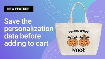 New Feature - Save personalization data before adding to cart! | (Vietnamese Subtitles available)