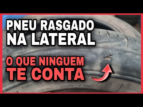 Vídeo: Corte lateral do pneu: reparo ou substituição? Pode ser reparado?