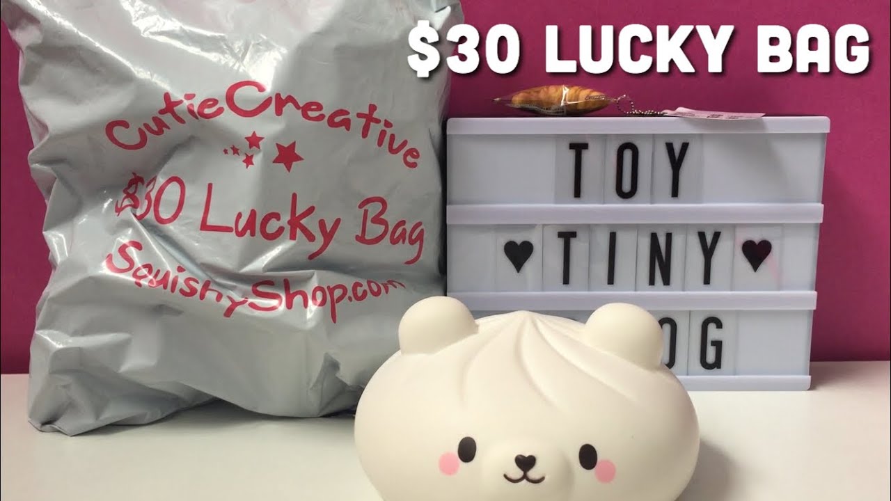 $30 Lucky Bag Grab Bag from Squishy Shop July 2018 | Toy Tiny