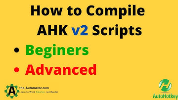 How to Compile AutoHotkey v2 Scripts