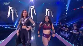 Mercedes Martinez and Diamante Entrance: AEW Collision August.12,2023