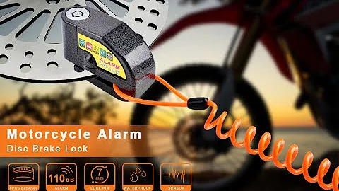 Motorcycle Alarm Disc Brake Lock