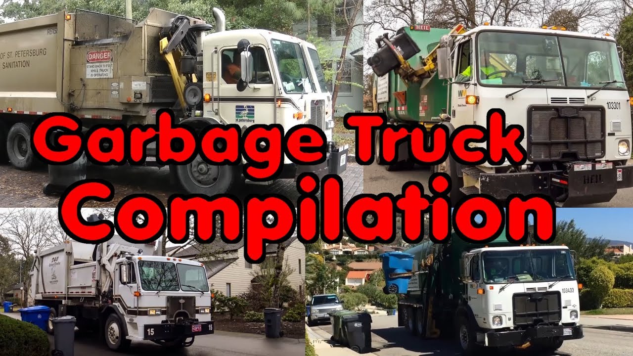 Garbage Truck Compilation! YouTube