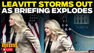 US News Live | ‘She Snapped!’ Karoline Leavitt’s Explosive Moment Caught LIVE | White House Briefing