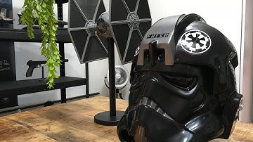 RS Propmasters Tie Fighter Pilot Helmet Hero 1 Close look. Please like and subscribe for more!
