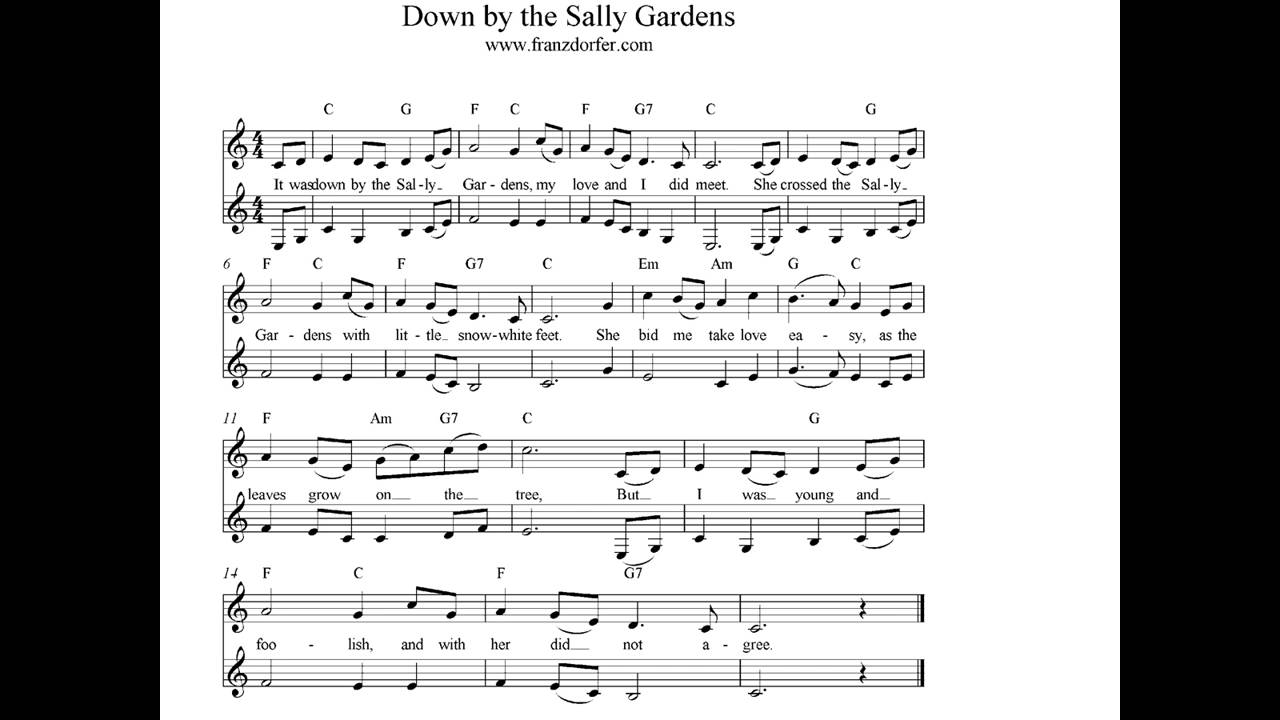 salley gardens britten pdf