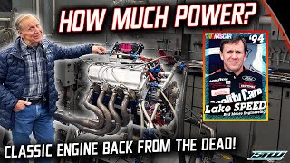 Lake Speed&#39;s Forgotten NASCAR Engine is READY TO RIP! 90&#39;s Ford C3 with Modern Tech Dyno Test