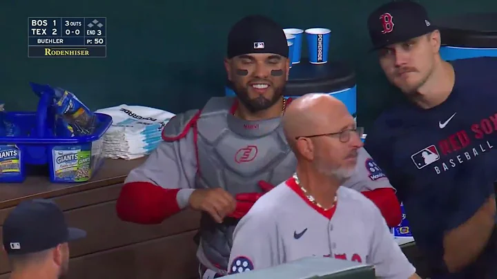 Carlos Narváez immediately makes up for his catcher's interference by picking off the runner at 1st