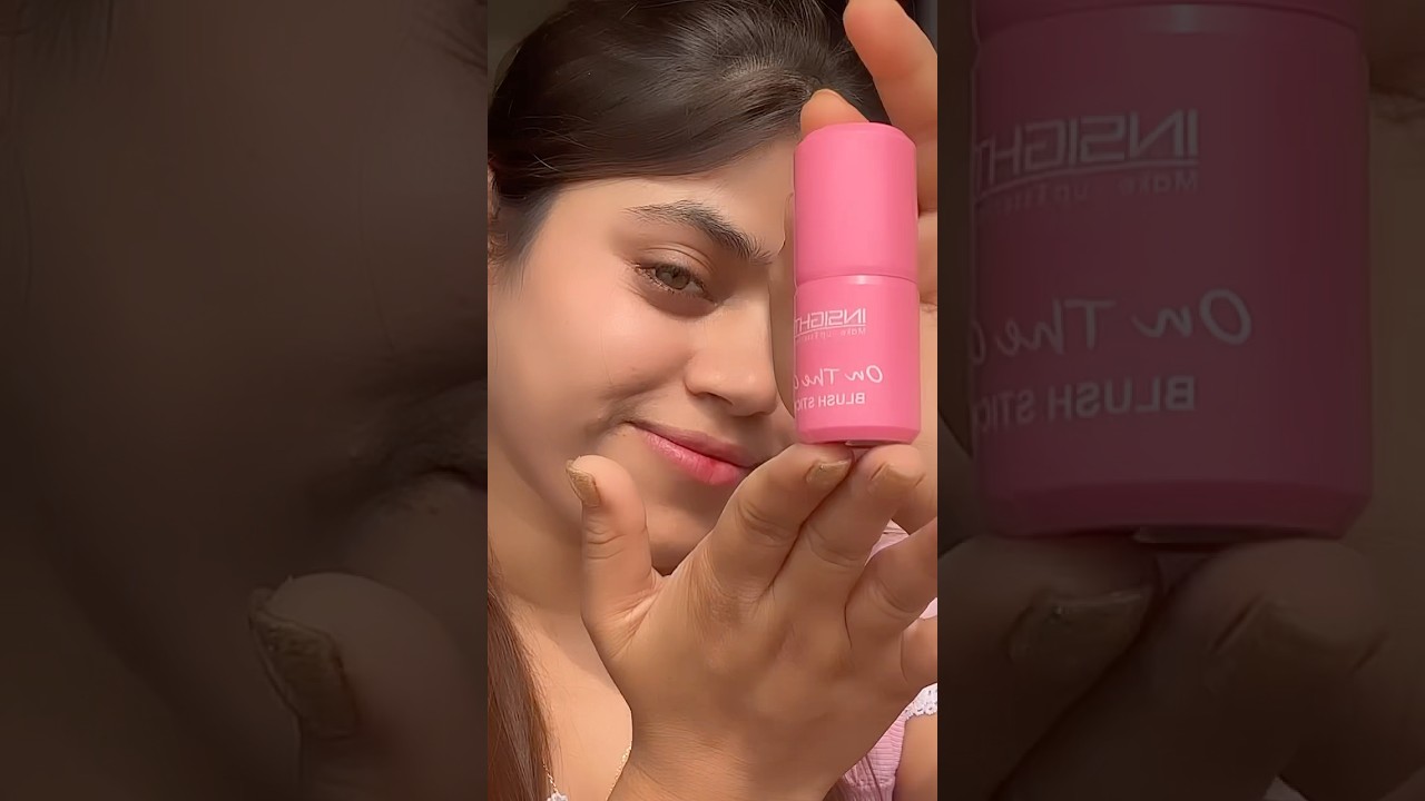 Insight cosmetics on the go blush stick ( pink taffy)#blush #blushstick #makeup #dailyshorts #music