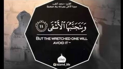 (وَيَتَجَنَّبُهَا الْأَشْقَى) تلاوة مميزة للقارئ خالد عزت سورة الاعلي بأداء اكثر من رائع