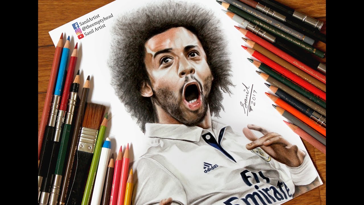 Drawing Marcelo...... Featured on "rldesignz" - YouTube