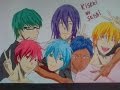 Drawing Kiseki no Sedai キセキの世代