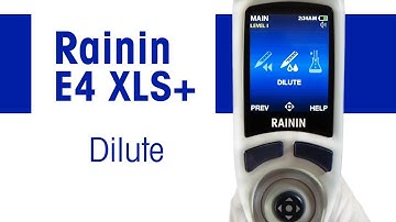 Electronic Pipette | Rainin E4 | Dilute Mode