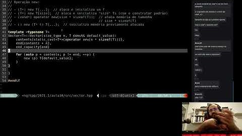 Aula 10 - Implementação de um Vector (Parte 1) - 2021.1