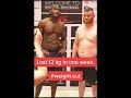 MMA Shorts Lost 12 Kg in one Week MMA #weightcut #HFC
