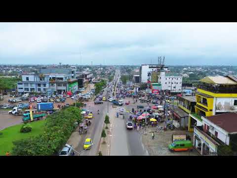 DRONE CAMEROUN - DOUALA Route de Yassa, Douala III (Nkolmbong)
