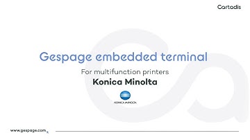 Gespage Embedded Terminal for KONICA MINOLTA MFPs