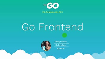 Go Frontend - Alexey Grachov