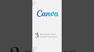 3 Best Font Combinations in Canva | Typography Tips for Designers