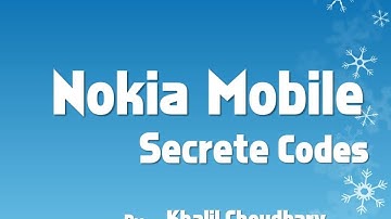 Nokia Secret Codes
