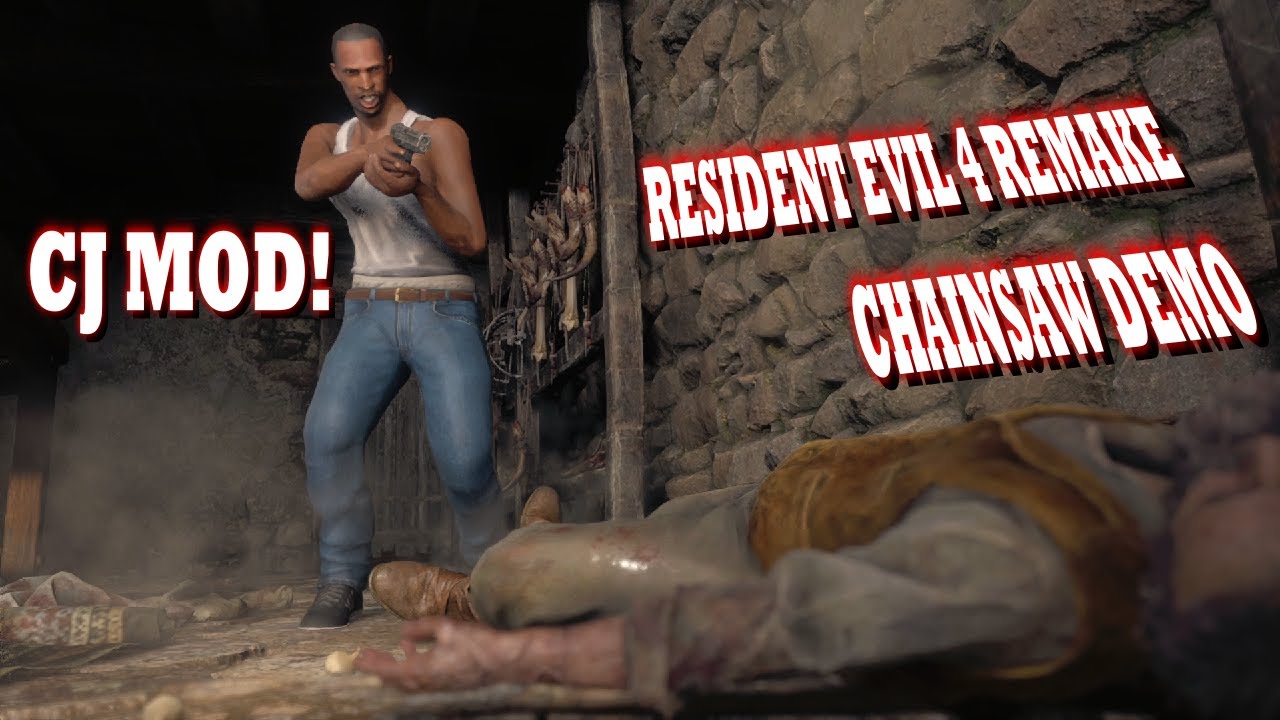 Resident Evil 4 Remake with a GTA CJ Mod, It's a Whole Different Hood!