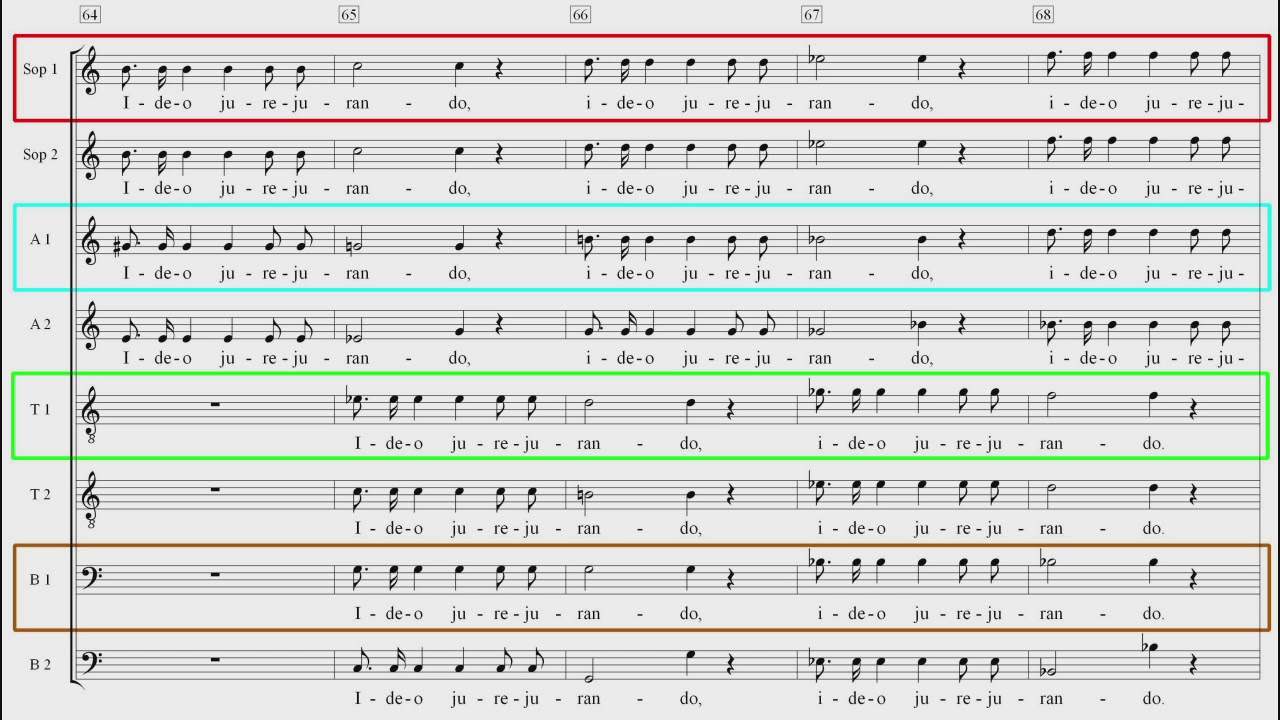 Ecce sacerdos Bruckner Einstudierung Bass 1