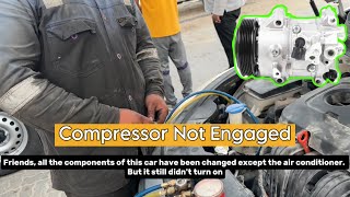 Solve || Car A/C Wiring Problem || Compressor Not Engaged