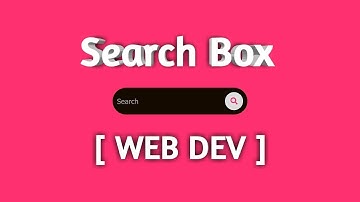 Awesome CSS Search Box Using Only HTML  CSS & JS || #Ashishpoudel