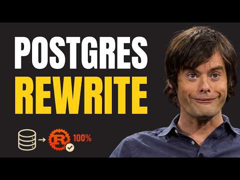 Aperçu de Postgres was rewritten in Rust… and somehow passed every test