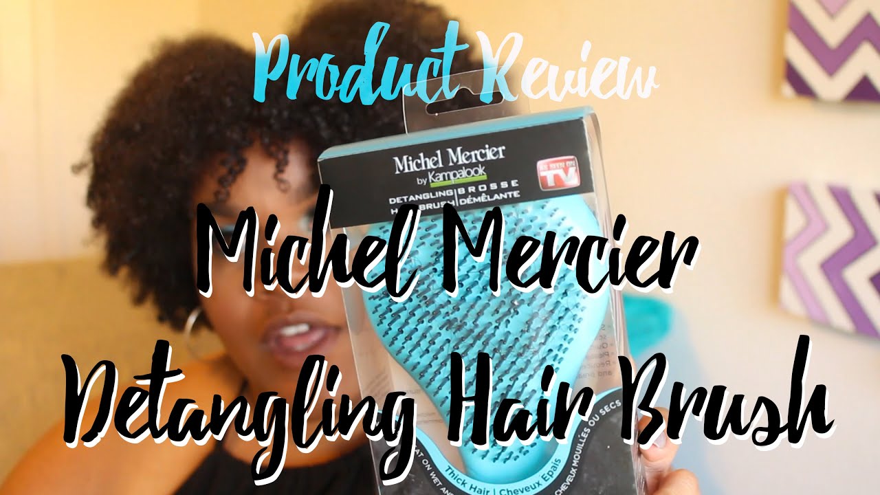 Product Review Michel Mercier Detangling Hair Brush On Natural