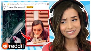 TRYING NOT TO CRINGE! Reacting to r/MakeMeSuffer [REDDIT] - Pokimane