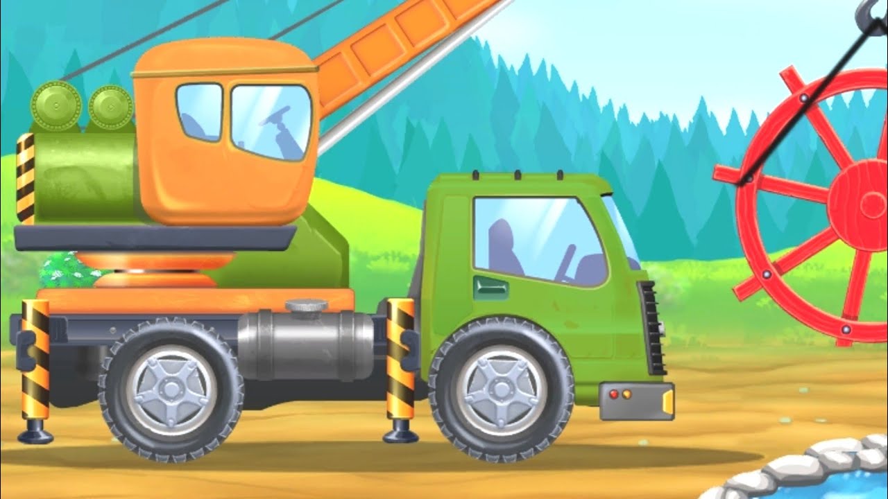 Game Trucks Build A House Level 2 Part 1 MEMBUAT KINCIR AIR YouTube