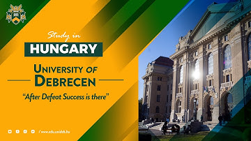 Welcome to the University of Debrecen, Hungary