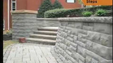 Basalite Concrete Products | Building Steps from Retaining Wall Block - grades