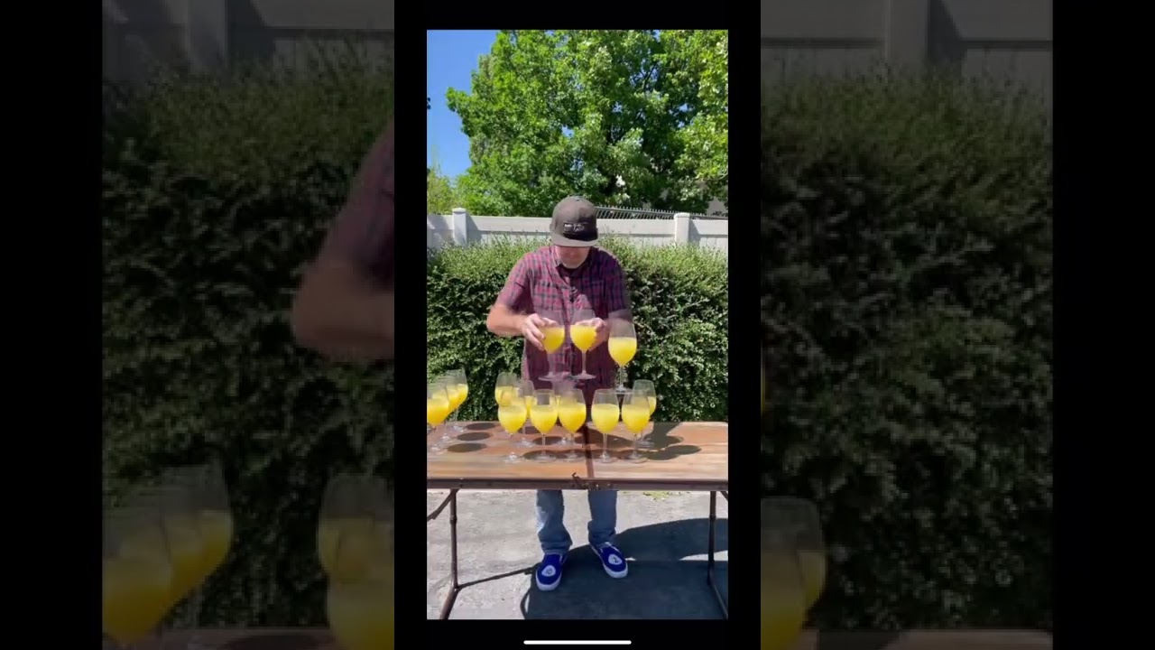 Glass stacking gone bad!!! 