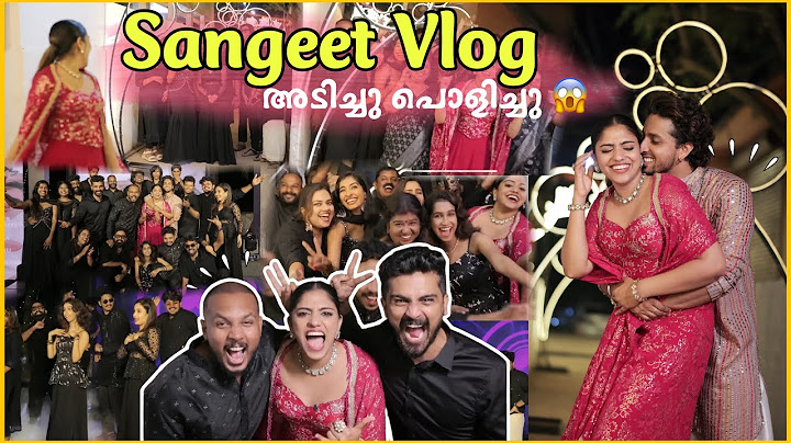 OMG😱 അടിച്ചുപൊളിച്ചു 😳 Sangeet Vlog 💃Saranya and Anandu