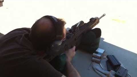 Shooting my new Bushmaster ACR with Trijicon ACOG