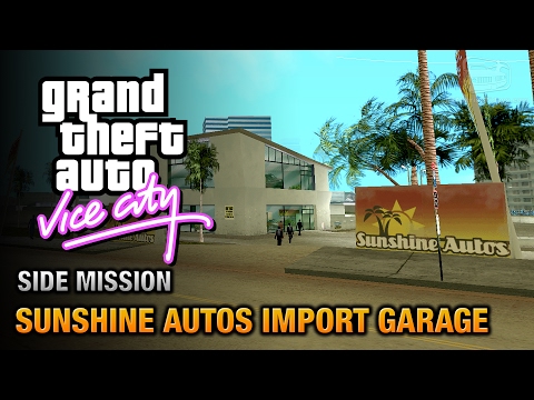 GTA Vice City - Sunshine Autos Import Garage [Grand Theft Auto Trophy]