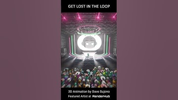Amazing 3D Animation 💫 Get Lost in the Loop!