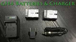 Wasabi Power GH4 Battery & Charger Unboxing in 4K