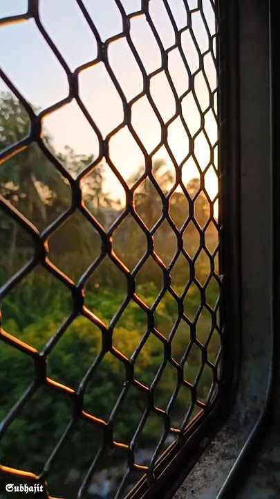 Train Window Seat with Wonderful view 😍 #railway #travel #train #indianrailways #vandebharatexpress