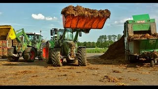 Rindermist schreddern | 2x Fendt Vario 718 | JENZ BA 720 | *CabView*GoPro*HD*