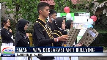 CEGAH KEKERASAN DI SEKOLAH, SMA NEGERI 1 MUARA TEWEH DEKLARASI ANTI PERUNDUNGAN