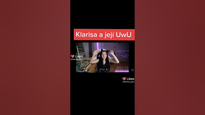 Klarisa povedala UwU