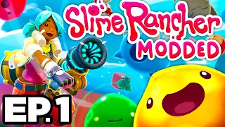 ☀️ CATCHING GOLD SLIMES?! 😱 GOLD LARGOS, SELLING SLIMES, FUN WITH MODS!! - Slime Rancher Modded Ep.1