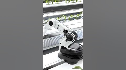 Smart robotic farmers concept, robot farmers, Agriculture technology, Farm Automation