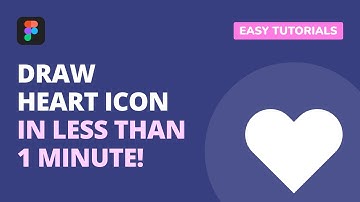Create Heart icon in less than 1 minute | Easy Icon Tutorials | Figma | Akhil