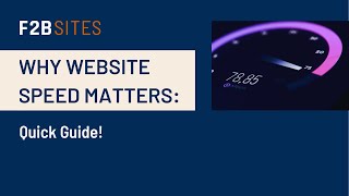 Why Website Speed Matters: Quick Guide!