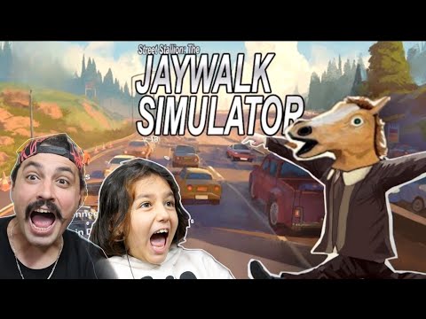 AT KAFASI İNSAN OLDUK! TRAFİĞİ BİRBİRİNE KATTIK 😄 Street Stallion The Jaywalk Simulator