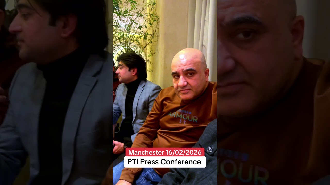 Pakistan Tehreek e Insaf Northwest UK Press conference Manchester United Kingdom
